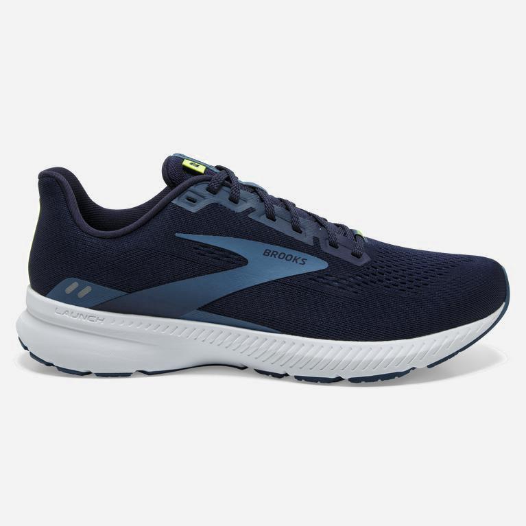 Tenis Brooks Launch 8 Light Cushion - Zapatillas Para Correr En Asfalto Hombre - Azules (GTWX-86203)